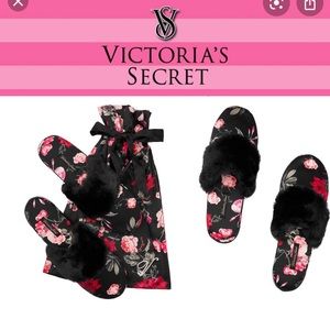 New💕Victoria’s secrets Signature Satin Slipper…